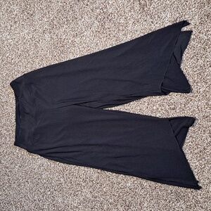 Sympli Flowy Stretchy Diagonal hem pants size 6
